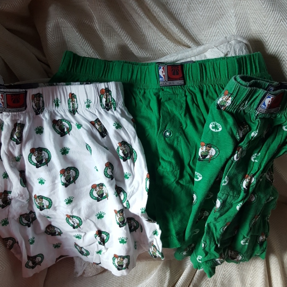 Men's NBA boxers Celtics